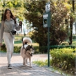 Pemberly Row Mini Pet Waste Station with Pull Out Bag Dispenser and Sanitizer
