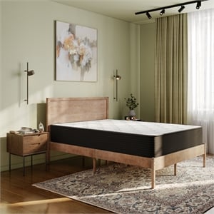 Pemberly Row 12&quot Hybrid Pocket Spring Full Cooling Mattress in a Box