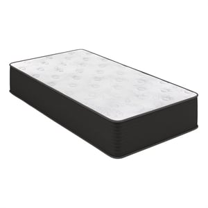 Pemberly Row 12&quot Hybrid Pocket Spring Twin Cooling Mattress in a Box