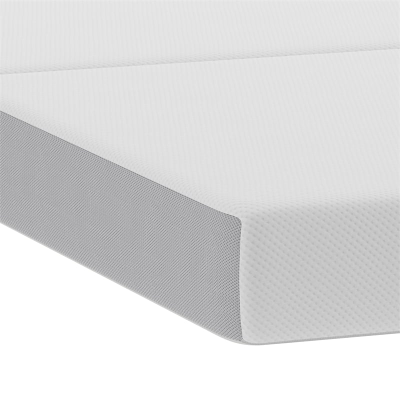 Pemberly Row Tri-Fold Cooling Memory Foam Cot Mattress in a Box