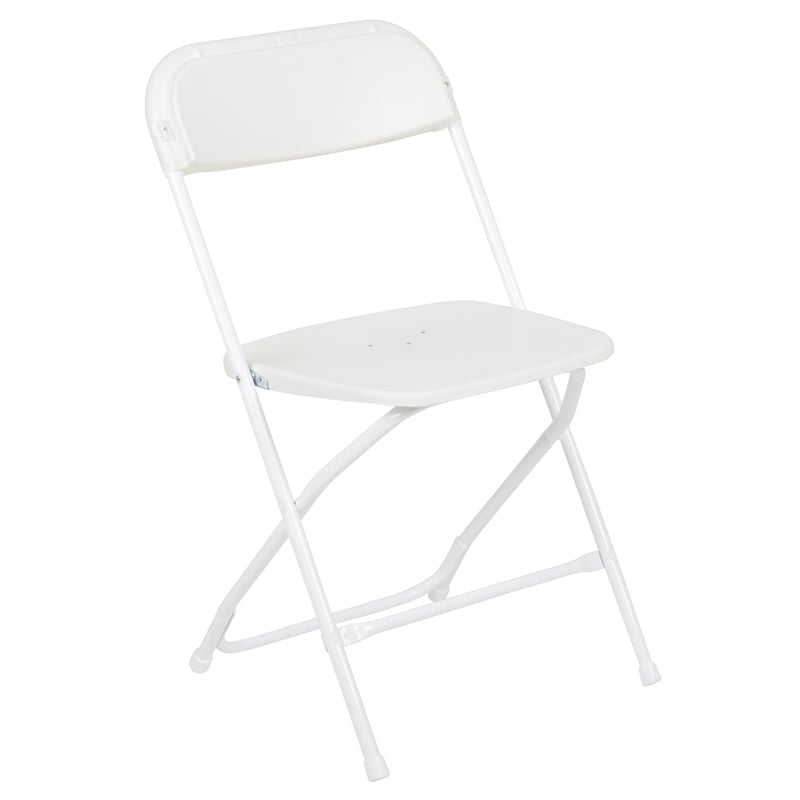 Pemberly Row 10' x 10' White Pop Up Canopy with Table and 4 Chairs Bundle