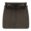 Pemberly Row 360 Swivel Wood Bar Height Stool in Gray Wash Walnut