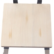 Pemberly Row Set of 2 Rustic Antique White Industrial Style Wood Dining Chairs