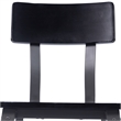 Pemberly Row Set of 2 Rustic Black Industrial Style Wood Dining Chairs