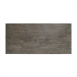 Pemberly Row Solid Wood Farmhouse Coffee Table in Acacia Gray and Rustic White