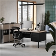 Pemberly Row 30x60 Right Side Single Pedestal Desk with 3 Locking Drawers