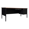 Pemberly Row 30x70 Right Side Single Pedestal Desk with 3 Locking Drawers