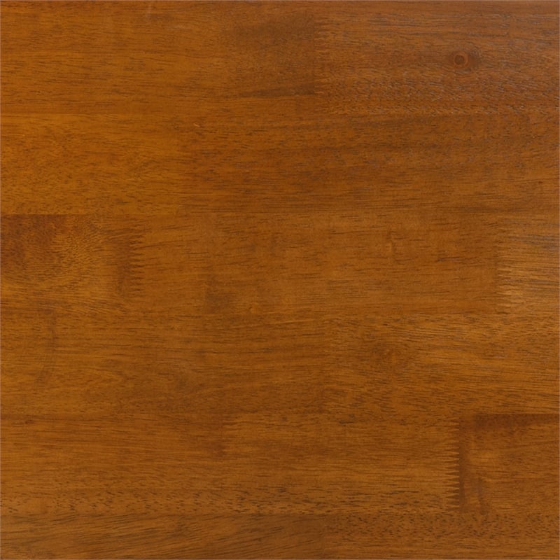 Pemberly Row Solid Wood Farmhouse Trestle Style Coffee Table in Walnut