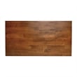 Pemberly Row Solid Wood Farmhouse Trestle Style Coffee Table in Walnut