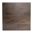 Pemberly Row Solid Wood Farmhouse X-Frame End Table in Dark Gray
