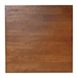 Pemberly Row Solid Wood Farmhouse X-Frame End Table in Walnut