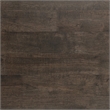 Pemberly Row Solid Wood Farmhouse Trestle Style End Table in Dark Gray