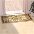Pemberly Row 2' x 3' Medallion Motif Olefin Area Rug in Ivory