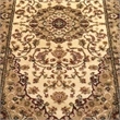 Pemberly Row 3' x 15' Medallion Motif Olefin Runner Rug in Ivory