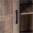 Pemberly Row Storage Cabinet with Shelves & Sliding Barn Door in Gray Wash