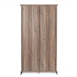 Pemberly Row Storage Cabinet with Shelves & Sliding Barn Door in Gray Wash
