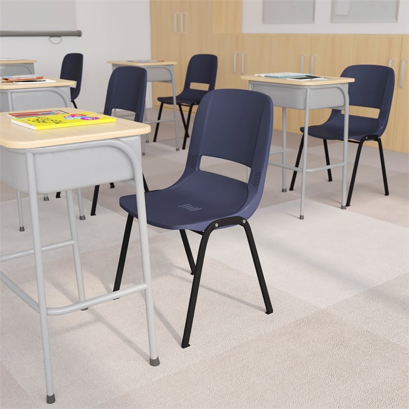 Pemberly Row Navy Ergonomic 16