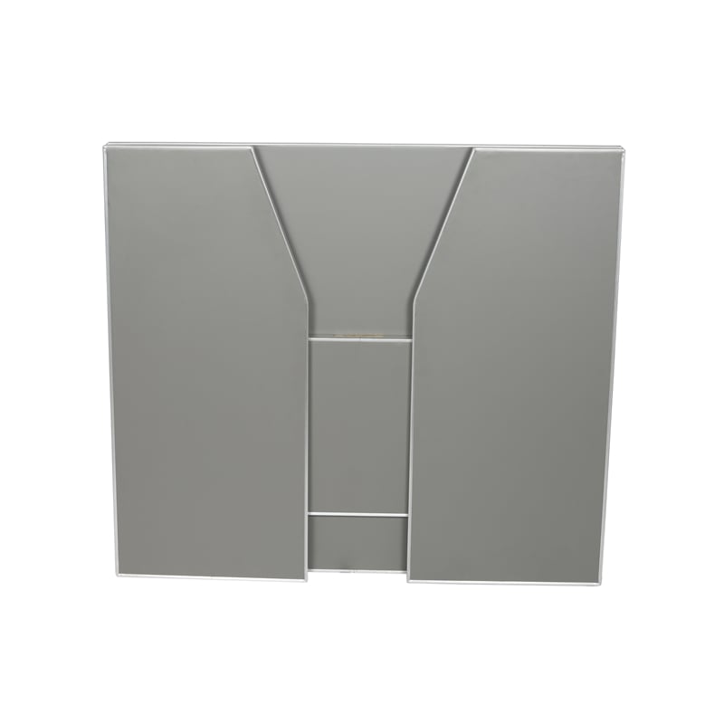 Pemberly Row 4' Slate Gray Laminate Foldable Portable Event Bar
