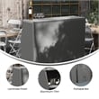 Pemberly Row 4' Slate Gray Laminate Foldable Portable Event Bar