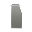 Pemberly Row 4' Slate Gray Laminate Foldable Portable Event Bar