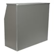 Pemberly Row 4' Slate Gray Laminate Foldable Portable Event Bar