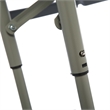 Pemberly Row Indoor/Outdoor Kids Gray Folding Picnic Table with Benches
