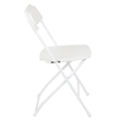 Pemberly Row 10' x 10' Blue Pop Up Canopy with Folding Table and 4 White Chairs