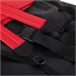 Pemberly Row 2 Pack Reclining Backpack Padded Stadium Chairs with Armrests - Red