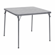 Pemberly Row 5 Piece Folding Card Table & Chair Set with Upholstered Top in Gray