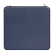 Pemberly Row 5 Piece Folding Card Table & Chair Set with Upholstered Top in Navy