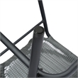 Pemberly Row Indoor/Outdoor Rattan Restaurant Barstool in Gray/Black Set of 2
