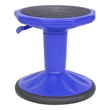 Pemberly Row Kids Adjustable Height Active Learning Stool for Classroom in Blue