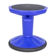 Pemberly Row Kids Adjustable Height Active Learning Stool for Classroom in Blue