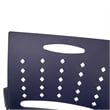Pemberly Row 881 lb. Capacity Sled Base Stack Chair with Carry Handle in Navy