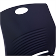 Pemberly Row 660 LB. Capacity Plastic Stack Chair with Steel Sled Base in Navy