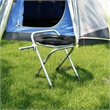 Pemberly Row Folding Travel Commode with Cushioned Seat and Non-Slip Feet