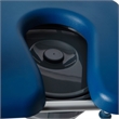 Pemberly Row Height Adjustable Heavy Duty Commode and Shower Chair in Blue