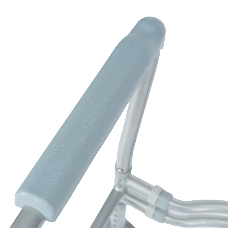 Pemberly Row Adjustable Toilet Safety Rail with Padded Handles and Steel Frame