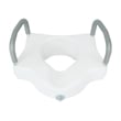 Pemberly Row Locking Elevated Toilet Seat Riser with Adjustable Arms in White