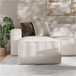 Pemberly Row 6 Piece Modular Sectional Sofa with 2 Ottomans in Cream