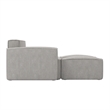 Pemberly Row 6 Piece Modular Sectional Sofa with 2 Ottomans in Gray