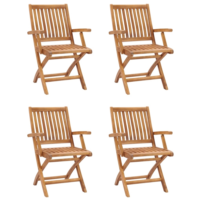 Pemberly Row 5 Piece Wood Outdoor Patio Dining Furniture Set in Brown