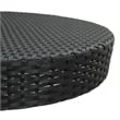 Pemberly Row 5 Piece Steel Outdoor Standard Patio Bar Set in Black
