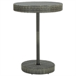 Pemberly Row 5 Piece Poly Rattan Small Outdoor Patio Bar Set in Gray