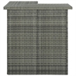 Pemberly Row 8 Piece Steel Outdoor Patio Bar Set with Cushions in Gray