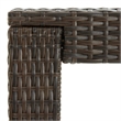 Pemberly Row 7 Piece Steel Outdoor Patio Bar Set with Cushions in Gray