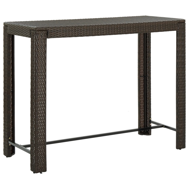 Pemberly Row 7 Piece Steel Outdoor Patio Bar Set with Cushions in Gray