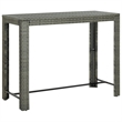 Pemberly Row 5 Piece Steel Outdoor Patio Bar Set with Cushions in Black