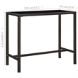 Pemberly Row 9 Piece Steel Outdoor Patio Bar Set with Cushions in Brown