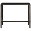 Pemberly Row 9 Piece Steel Outdoor Patio Bar Set with Cushions in Brown